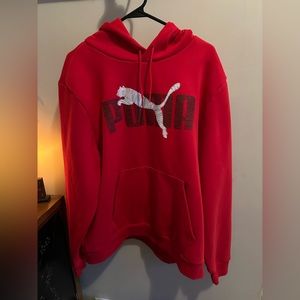 Men’s Red Puma hood XXL